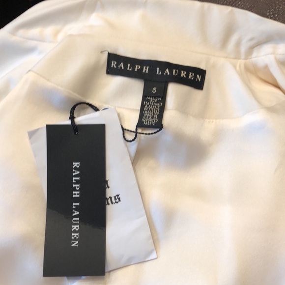 Ralph Lauren Black Label Ivory Silk Suit Jacket - Picture 9 of 12